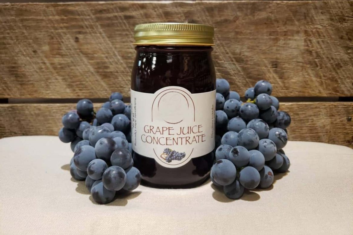 Grape Concentrate Juice; Natural Manufactured Type Contain Vitamin C Antioxidants